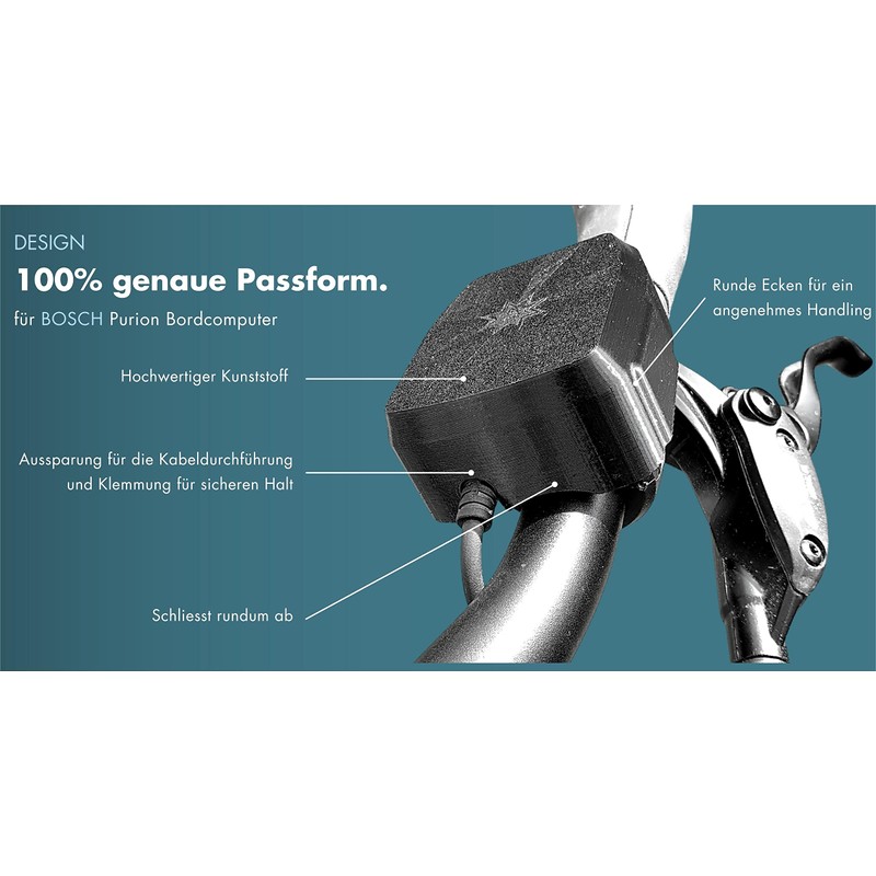 BeDiCo E-Bike Protective Cover for Bosch Purion On-Board Computer Made