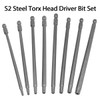 Evponk 8 Pcs 150mm Long Torx Security Screwdriver Bit Set