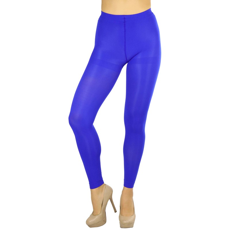 ToBeInStyle Medias largas opacas de nailon sin pies, para mujer,