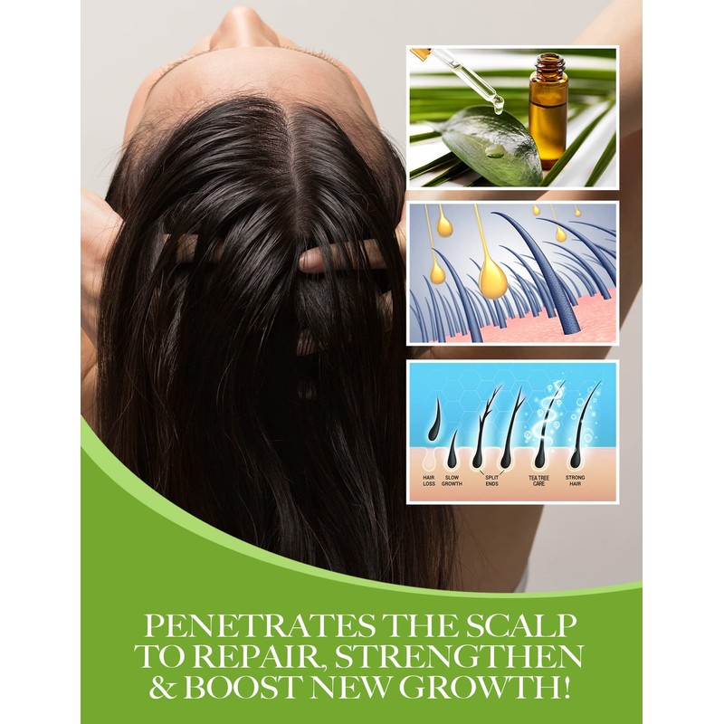 Ethereal Nature Hair Oil clear, blend, Tea Tree, 2.5 Fl