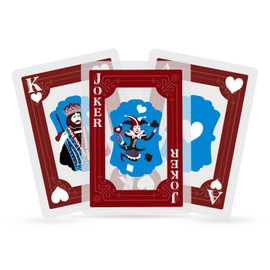 ACELION Waterproof Clear Playing Cards, Plastic Playing Cards, Deck of Cards, Gift Poker Cards