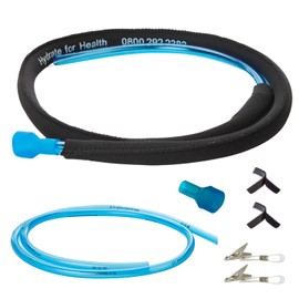 Tube Director Kit for The Hydrant and Maternity Hydrant and Most Hydration Bladders. Includes Drinking Tube, Bite Valve, Neoprene Sleeve, Wire Stiffener, 2 Clothing Clips and 2 Velcro Straps