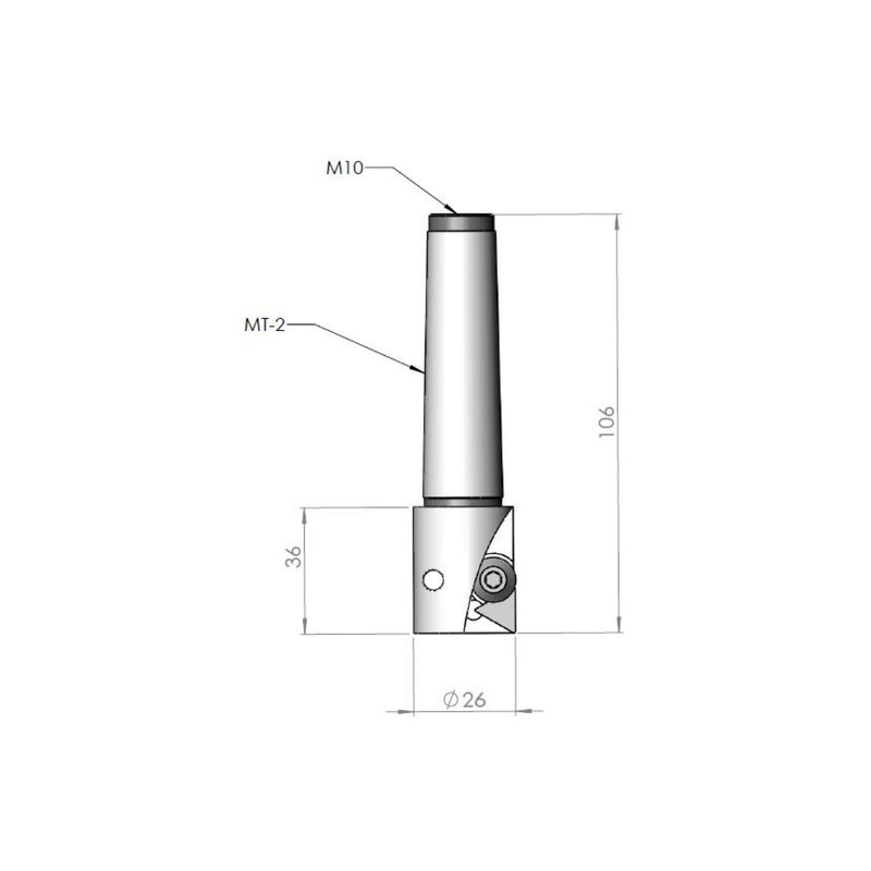 Paulimot Blade Grinder Disc 25 mm with 2 Cutting