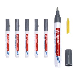 YZZQ 5 Pieces Grout Tile Pen Repair Pen,Renew Tile Lines, Restoring Tile Wall Floor Bathrooms and Kitchen(Gray)