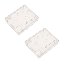 LT Easiyl 2PCS Protective Case Clear Acrylic Housing Case Transparent Computer Box with Pin Leakage Compatible with UNO R3 R4 Board