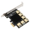 PCI E 1 to 6 Riser Card IC Heat Sink