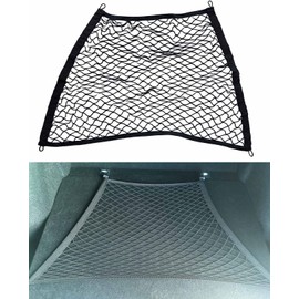 Cargo Net for Honda CR-V 2023-2027 – Highly Elastic Trunk Organizer, Cargo Net Mesh Organizer Expands to Secure Groceries & Luggage, Prevents Items from Rolling, Easy Install with Metal Hooks