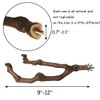 kathson Natural Parrot Perch Bird Stand Pole Wild Grape Stick