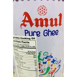 Natural Amul Pure Desi Ghee Clarify Cow's Milk Butter 1L