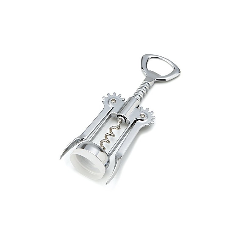 Ghidini PUI041 Commercial Wing Wine Opener Chrome, Body: Zinc Alloy