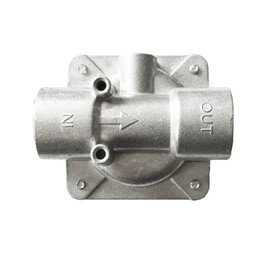 Propane or Natural Gas Convertible Regulator for Bull Gas Grills, In/Out 1/2'' X 1/2"-14NPT, Max Inlet Pressure:1/2" PSI, Outlet LPG 10" or NG 5" W.C, NPT Natural Gas Low Pressure Regulator