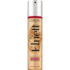 L'Oréal Paris - Strong Fixation Polish - Long Lasting Hold 48 Hours - New Formula for Coloured Hair - Enriched with UV Filters - Elnett Satin - 200 ml