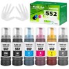 552 Ink Compatible with Epson 552 Ink Refill Bottles for
