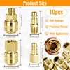 Benaton Pack of 10 Euro Compressed Air Coupling 1/4 Inch