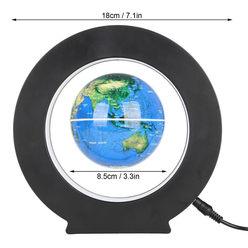 Magnetic Levitation Globe OShap Base World Map Desktop Ball Ornament
