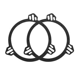 Tiardey Speaker Seal Tweeter Adapter for 6.5 Inch Speakers Front Mounting, ABS Black Waterproof Speaker Seal Pack of 2