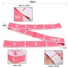 CLOPAE Yoga Stretching Band, Nylon, Pink, 9 Loops, Multifunctional