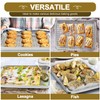 TeamFar Stainless Steel Baking Sheet with Rack Set, 16/12.5/9 Inch