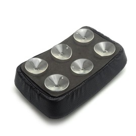 About Szmsmy Motorcycle Black Rear Passenger Cushion 6 Suction Cup Pelion Pad Suction Seat Harley Custom Bike Chopper Cloth