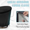Iceberg Elf Papasan Chair Cover Waterproof,(For 52in Outdoor Papasan Chairs