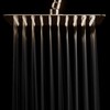 HotelSpa Giant 10" Stainless Steel Rainfall Square Showerhead with 11