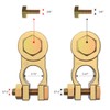 LEICESTERCN Battery Terminal Connectors Brass Copper Car Battery Terminal Ends