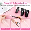 BQAN Poly Nail Gel, 2 Pcs Clear Poly Extension Gel