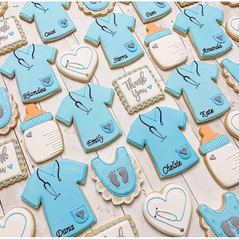 Unbranded Baby Bib Cookie Cutter 3'' Metal