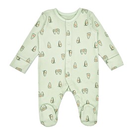 Baby Sleepsuits 3 Pack Girl Boy Green Fruit Baby Grow (Green, 6-9 Months)
