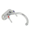 Sink Faucet 2 Handle 2 Holes Deck Plate Design Hot