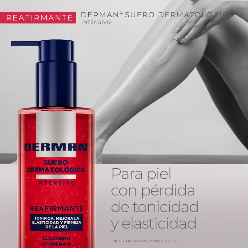 DERMAN® Suero Dermatológico Intensivo Reafirmante – 320 ml