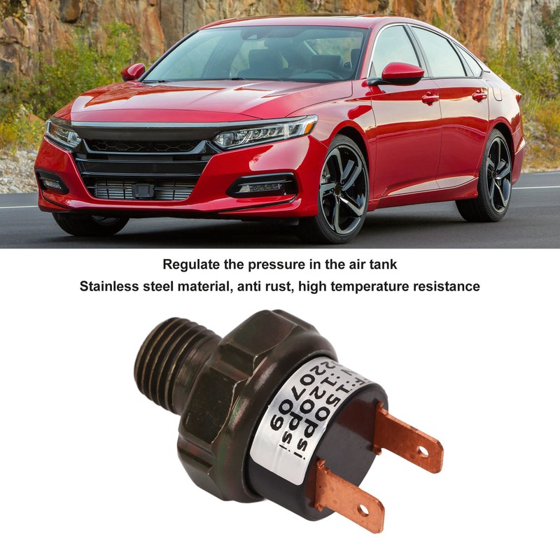 Air Compressor Pressure Control Switch Valve Stainless Steel Car Replacement
