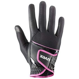 uvex Sumair Flexible Riding Gloves for Men and Women Durable Optimal Ventilation Black/Pink 7.5