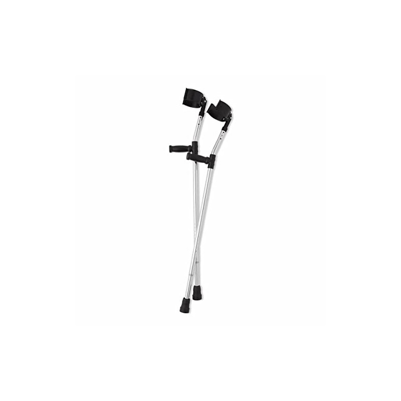 Medline Guardian Forearm Crutches for Adults, Tall Height, Lightweight &