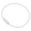 PATIKIL 6 Inch Length Wire Keychain Cable, 5 Pack Titanium