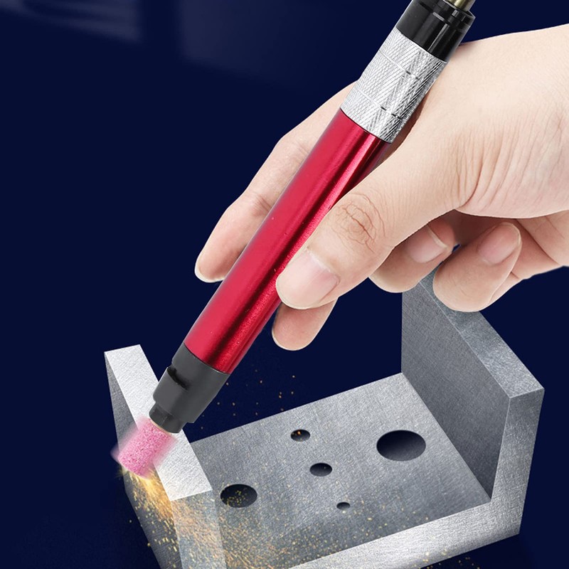Pneumatic Sander Set, Small Portable Pencil Grinder, Air Wind Pen