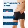 REELINDRY REELINDRY Mens Incontinence Underwear Washable, 2.3 oz Absorbent Leak