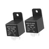 A ABSOPRO 2Pcs Car Relay 5 Pin 12V 40Amp SPST