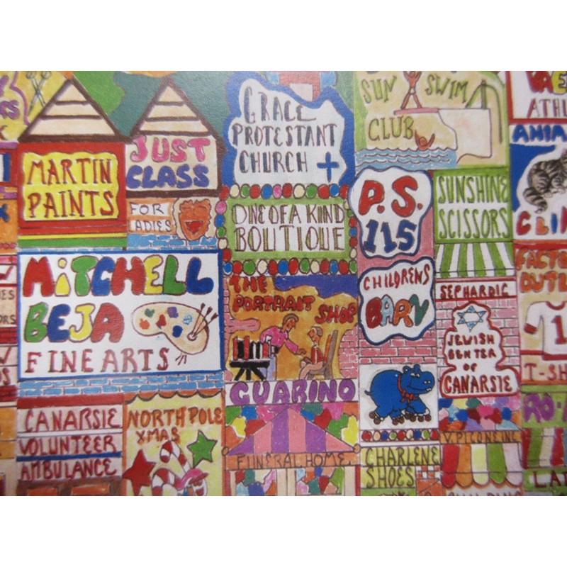 CANARSIE, BROOKLYN by AL SCHREIBER HAND SIGNED & NUMBERED-FRAME