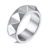 Stainless Steel Spike Ring for Men Women Punk Rock Ring