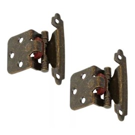 LIZOFERTAS Bisagra Americana Bisagra De Parche 60 Piezas Laton Antiguo