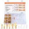 KOXXIAMOQ 600 Pcs 2.8mm 4.8mm 6.3mm Male and Female Wire