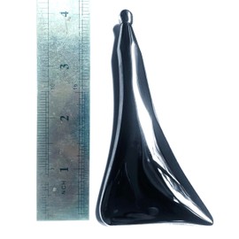 YR YURUI Terahertz Gua sha Facial Tool Natural Terahertz Guasha Board for SPA #02 Stone Body Lymphatic Drainage Massager Face Guasha Face Sculpting Tool Skin Care