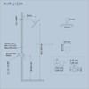 Airuida Shower Faucet Set Bathroom Rain Shower System SUS304 Stainless