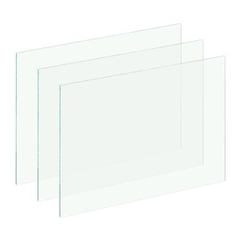 PATIKIL Welding Len 4.33 x 3.54 Inch/110 x 90 mm, 3 Pack Hardened Glass Filter Plates Covers Replacement for Weld Helmet Hood