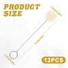 simarro 12 Pack Wool Applicator Ball Brush Leathers Dye Applicator,
