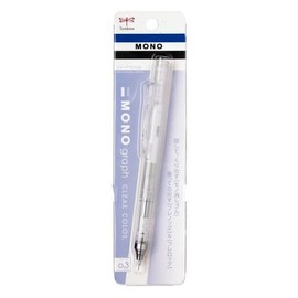 Tombow Mechanical Pencil, Monograph Clear Color 0.3mm, Clear (DPA-139A)
