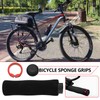 EMSea 1 Pair Foam Handlebar Grips Single Lock Bicycle Handlebar