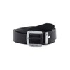 MUSTANG Men's Leather Belt, black