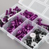 Topteng 158x Fastener Clip Screw Bolt Kit Motorcycle Sportbike Windscreen